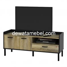 TV Cabinet Size 120 - Activ Jazz Austin RTV 120 / Canyon Oak - Black